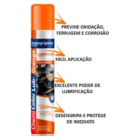 LUBRIFICANTE  SPRAY 250ML CHEMI COLOR