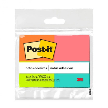 BLOCO ADESIVO POST IT 38X50 C04X100FLS NOTEFIX SORT