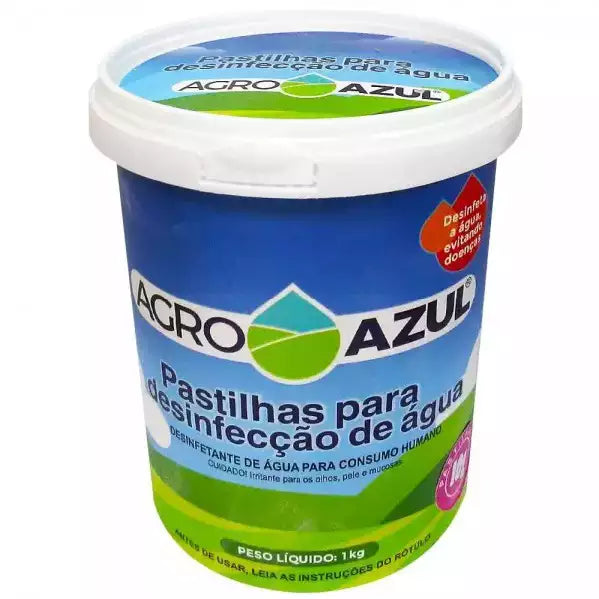 HIDROAZUL PASTILHA CONSUMO HUMANO 10G PT 1KG