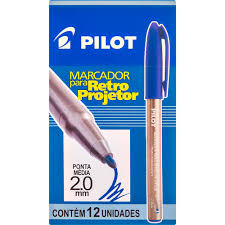 CANETA RETROPROJETOR PILOT 2.0 AZUL